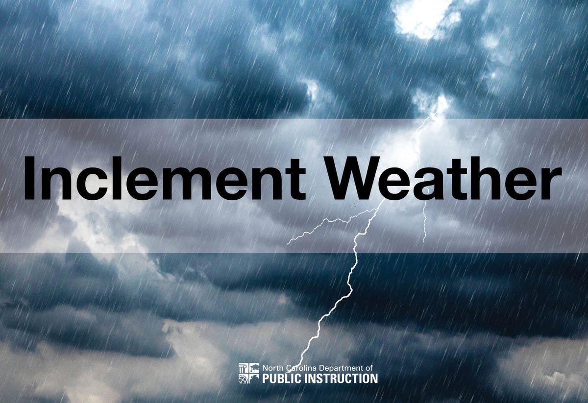 Most counties across NC will experience severe weather over the next several days due to #TSDebby. Please check your local district’s website &amp; social media for information on cancellations. Get the latest statewide storm information - readync.gov.