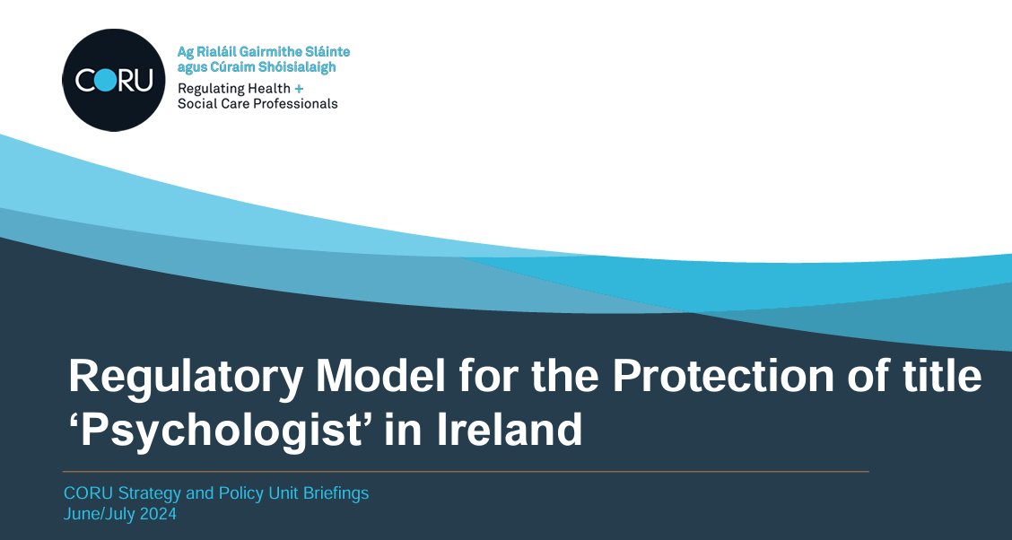All DSEPP members should have received an email yesterday regarding the regulation model proposed to government to protect the title 'psychologist' in Ireland. Details also include how sport psychology will be regulated and the grandparenting provisions.