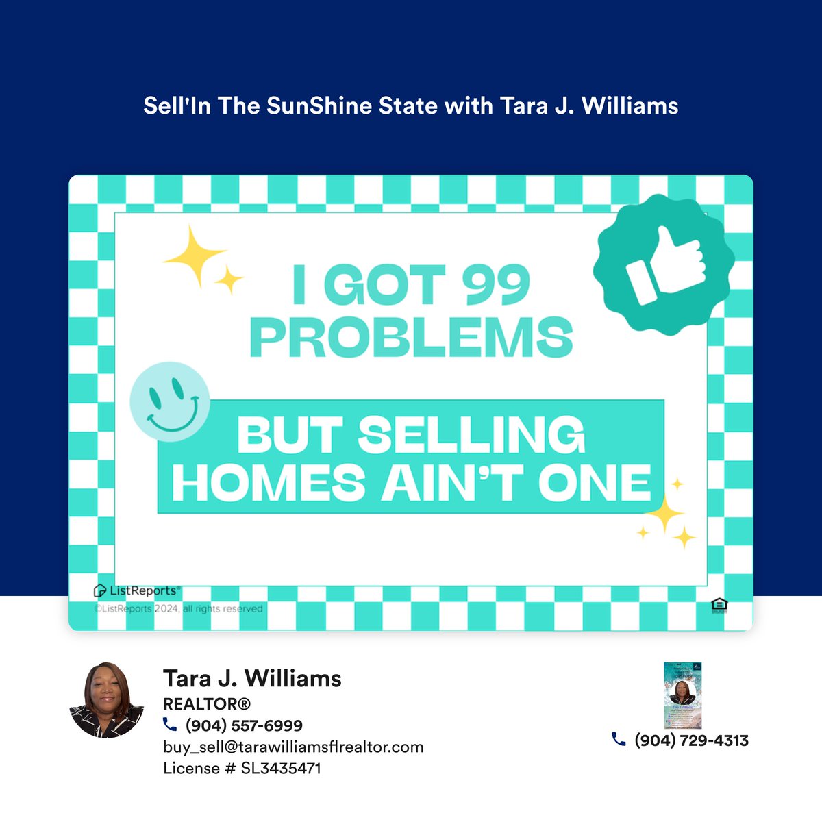 Selling a home on ur own can feel overwhelming, but it doesn’t have 2 be! As ur dedicated real estate agent, I'll handle the complexities &amp; make the process smooth &amp; stress-free. Let’s team up 2 get ur home sold quickly &amp; at the best price. Ready to get started? Contact me today!