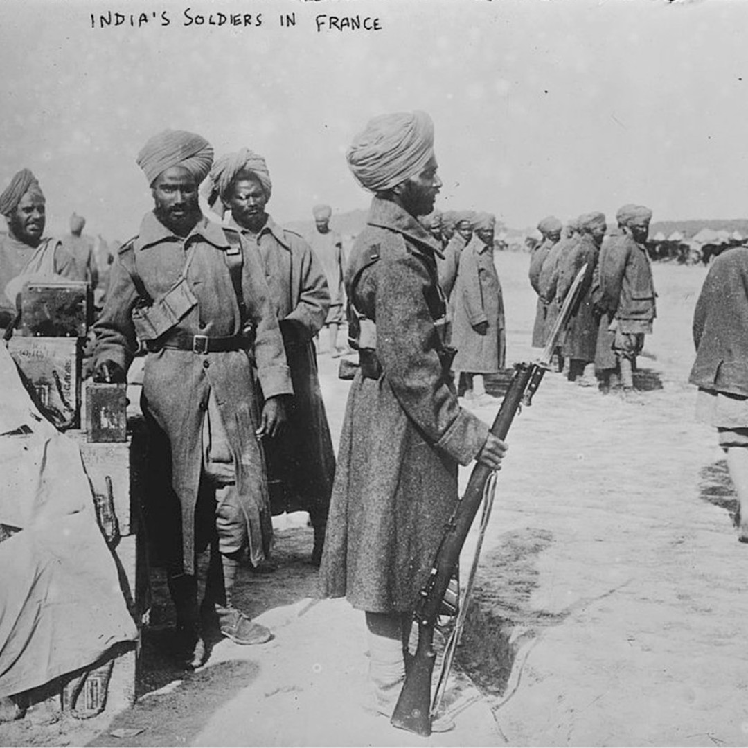 RamblingSingh's tweet photo. Sikhs of the British Indian Army in France, circa 1915-1919. WWI https://t.co/i6AnPI8Tsl