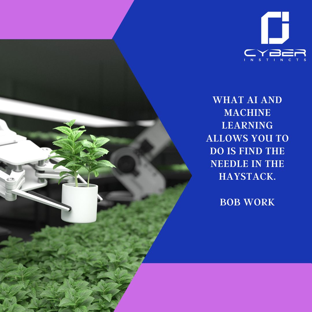 CyberInstincts1's tweet photo. What AI and machine learning allows you to do is find the needle in the haystack.
Bob Work
#MachineLearning #Productivity #BobWork #Cybersecurity #AI #SupplyChainManagement #Consultants #Gothenburg #Sweden #SoftwareDevelopers #Testers #Tech #Innovation #DigitalTransformation https://t.co/IhpV1AeGZ7
