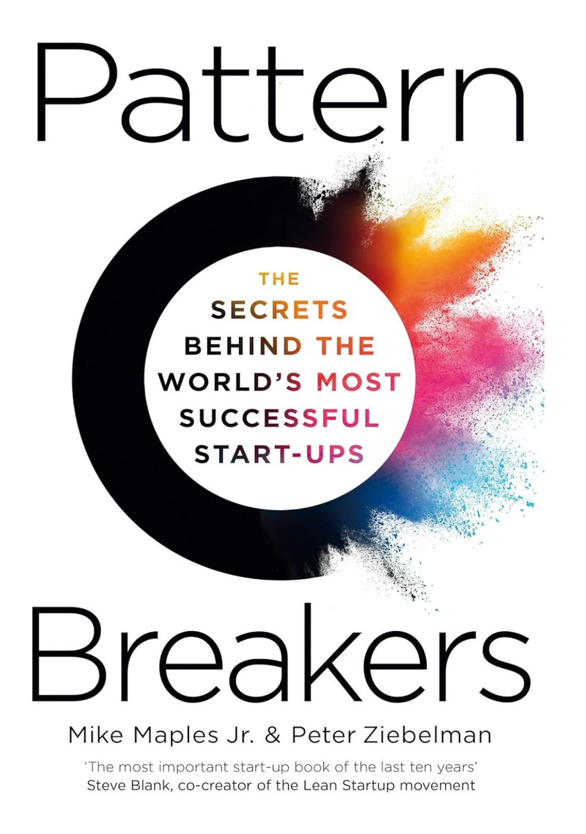 I just read the book Pattern Breakers by <a href="/m2jr/">Mike Maples, Jr</a> and <a href="/localvc/">Peter Ziebelman</a>.

Best book I’ve read on start-ups for quite sometime. Genuine insights which can be applied practically.

Will be recommending to other founders.