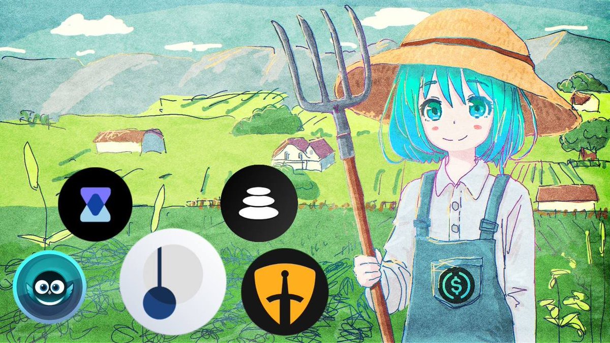 bee_926's tweet photo. I hear it’s stablecoin season! 👩‍🌾

Farmers, looking for juicy yield on $USDC? 

Why is no one talking about🍏gUSDC?

✅ Yield-bearing, earns gTrade @GainsNetwork_io platform fees #RealYield
✅ ‘Up-only’ design (expand 🧵 to learn more)
✅ Now integrated with powerhouse protocols like @pendle_fi , @CamelotDEX , @TimeswapLabs , @Penpiexyz_io ,  and @Balancer , which means 👉 MOAR yield 🤑!

With STIP.b $ARB incentives & more DeFi integrations on the way, a 30%+ APY stablecoin yield should be easy-peasy!

Yo @SiloFinance @SiloIntern , wen pt-gUSDC lending market?😉

@yearnfi , time to add gUSDC into your USDC v3 vault strategy?🫶

📚 Learn more about the gUSDC ‘up-only’ design and where to farm👇(🧵1/6)