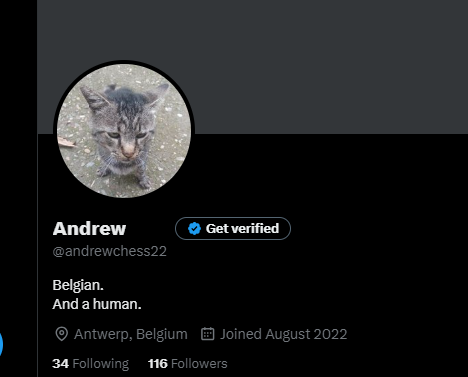 andrewchess22's tweet photo. huh! fantastic! thank you! We passed 110 followers. First 100 followers and then 110 followers! Thank you!! https://t.co/KkT4fHDehR