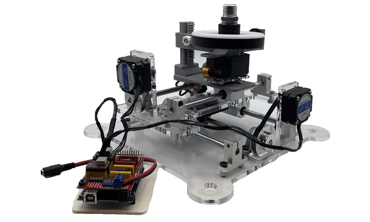 Georgia Tech College of Engineering (@gatechengineers) on Twitter photo “With Trackoscope, any scientist can gain new insights into the microbial world.” The latest frugal-science innovation from <a href="/BhamlaLab/">Saad Bhamla</a> is an autonomous, easy-to-assemble, inexpensive tracking microscope to study the movement of cells and microorganisms. b.gatech.edu/4dRBEC7 “With Trackoscope, any scientist can gain new insights into the microbial world.” The latest frugal-science innovation from <a href="/BhamlaLab/">Saad Bhamla</a> is an autonomous, easy-to-assemble, inexpensive tracking microscope to study the movement of cells and microorganisms. b.gatech.edu/4dRBEC7