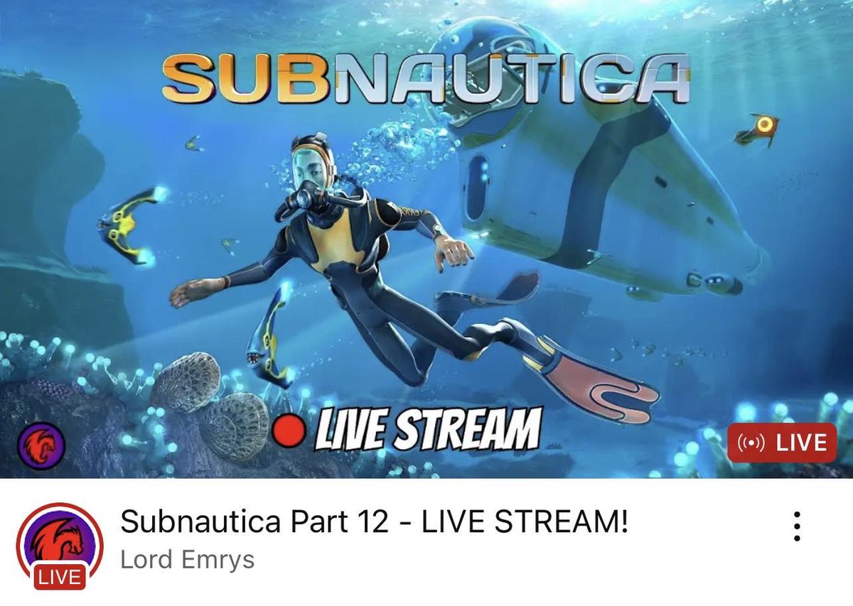 Join me for a live stream now! #subnautica #YouTube <a href="/YouTubeCreators/">YouTube Creators</a> <a href="/YouTube/">YouTube</a> #seamoth #cyclops #prawnsuit #PS5 

youtube.com/live/kc57EhpJe…