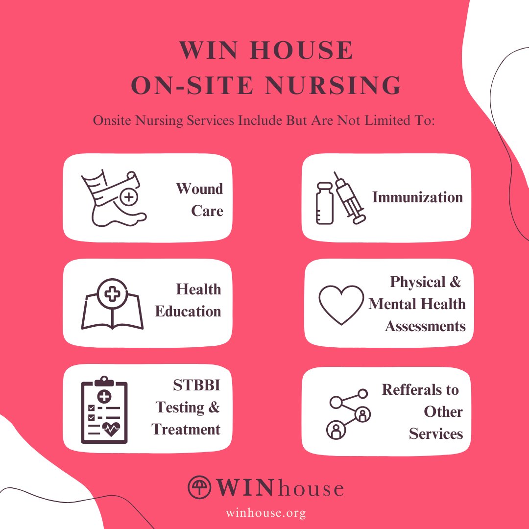 WINHouseShelter's tweet image. #Learn about our #On-SiteNurse program through StreetWorks! Offering immediate and follow-up medical care, health education, and valuable resources, our dedicated nurse is here for private appointments five days a week. #StreetWorks #WINHouse #Nursing #WomensHealth #YEG