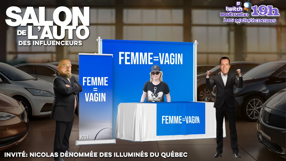 menagedd's tweet photo. C'est le #mercronspi !
Les bolides complosphériques vont "shiner" ce soir alors que Tommy de @DouteuxORG a comme co-pilote @NickDenommee de @LesIlluminesQC
NB: #TurtleWax non fourni
Ce soir 19h >>> https://t.co/y1ywICXhHA
#libertay #realitay #fucklalmm https://t.co/KA07pmMTMi