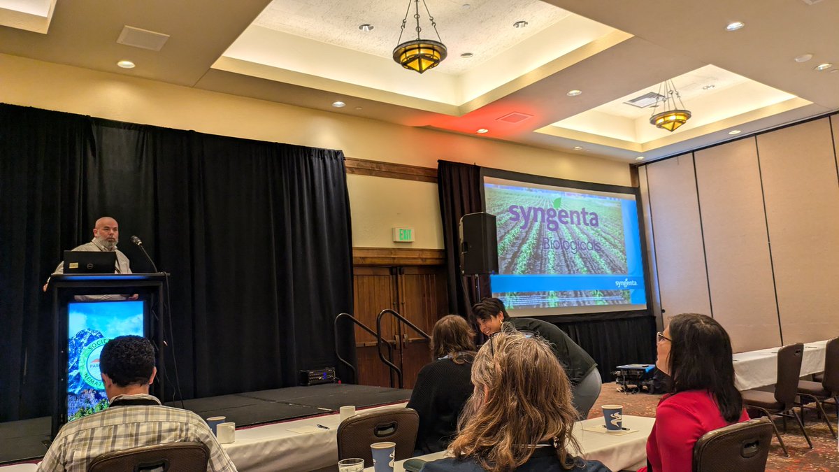 Great session this morning at #SON2024 by the Biological Control committee.

Industry and university representatives spoke about current and future roles of biological products in nematode management.