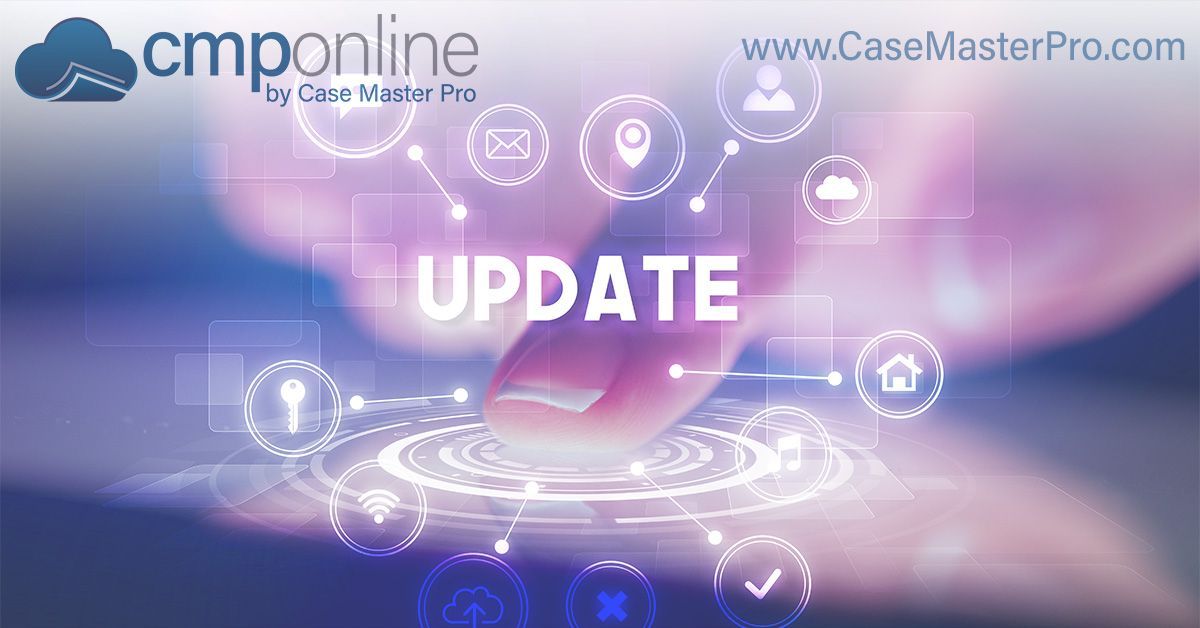 CaseMasterPro1's tweet image. 📢 Exciting News! 🎉
We've released the latest software enhancements to CMPOnline! Check out the new features here: buff.ly/3SGlzGW
Your feedback is invaluable. Let us know what you'd like to see next!
#SoftwareUpdate #CMPOnline #CaseMasterPro