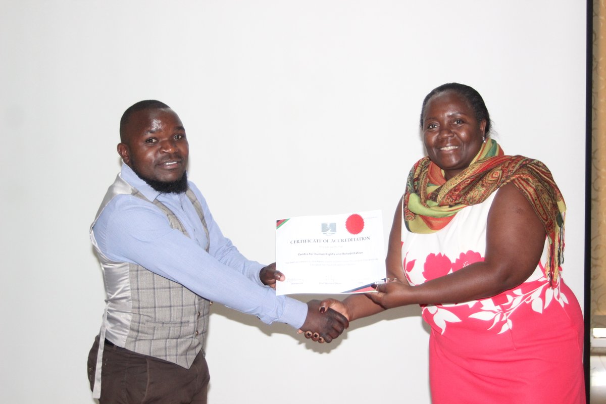 CHRRMalawi's tweet photo. Exciting News!
@CHRRMalawi participated in the #CivicandVoterEducation induction workshop organized by the Malawi Electoral Commission (#MEC) at @SunbirdCapital. We are proud to have received our accreditation certificate to conduct CVEs ahead of the 2025 general elections. https://t.co/yiTnsRGMDj