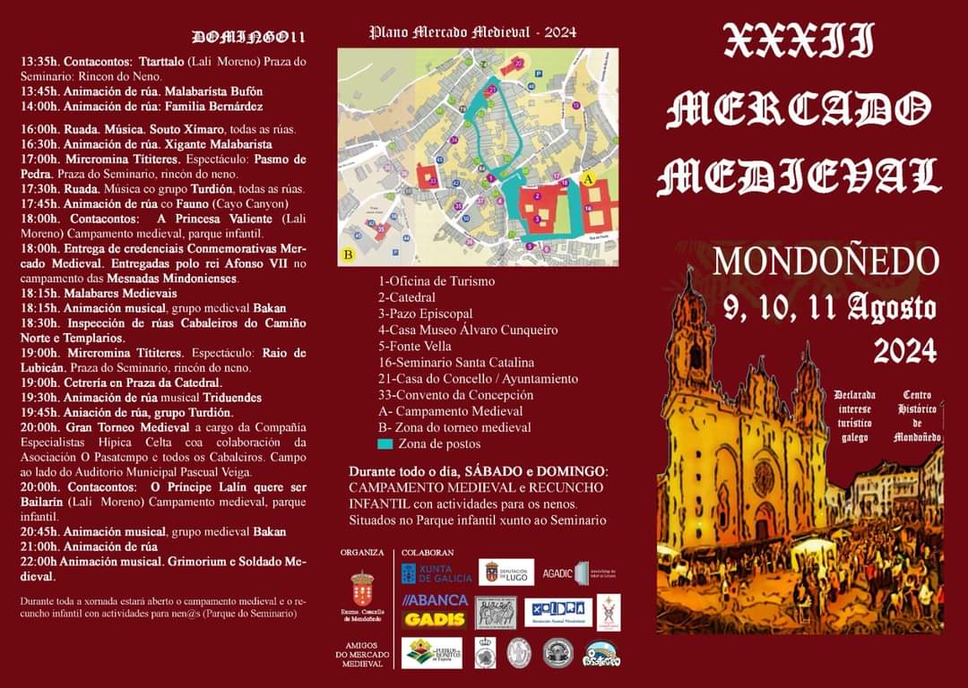 msolpineiro's tweet photo. Mercado Medieval Mondoñedo.9,10,11 Agosto 2024👌
#mondoñedo #lugo #galicianorte @srgacio @Pontepousada @PBarja @catedralmondone @mondonedoferrol @ConcMondonedo @MondonedoTuris @amarina_turismo @Xunta @Turgalicia @SESEIXA @descubregal @elprogreso_Lugo @GaliciaMaxica @vozamarina https://t.co/UTVvGfBuph