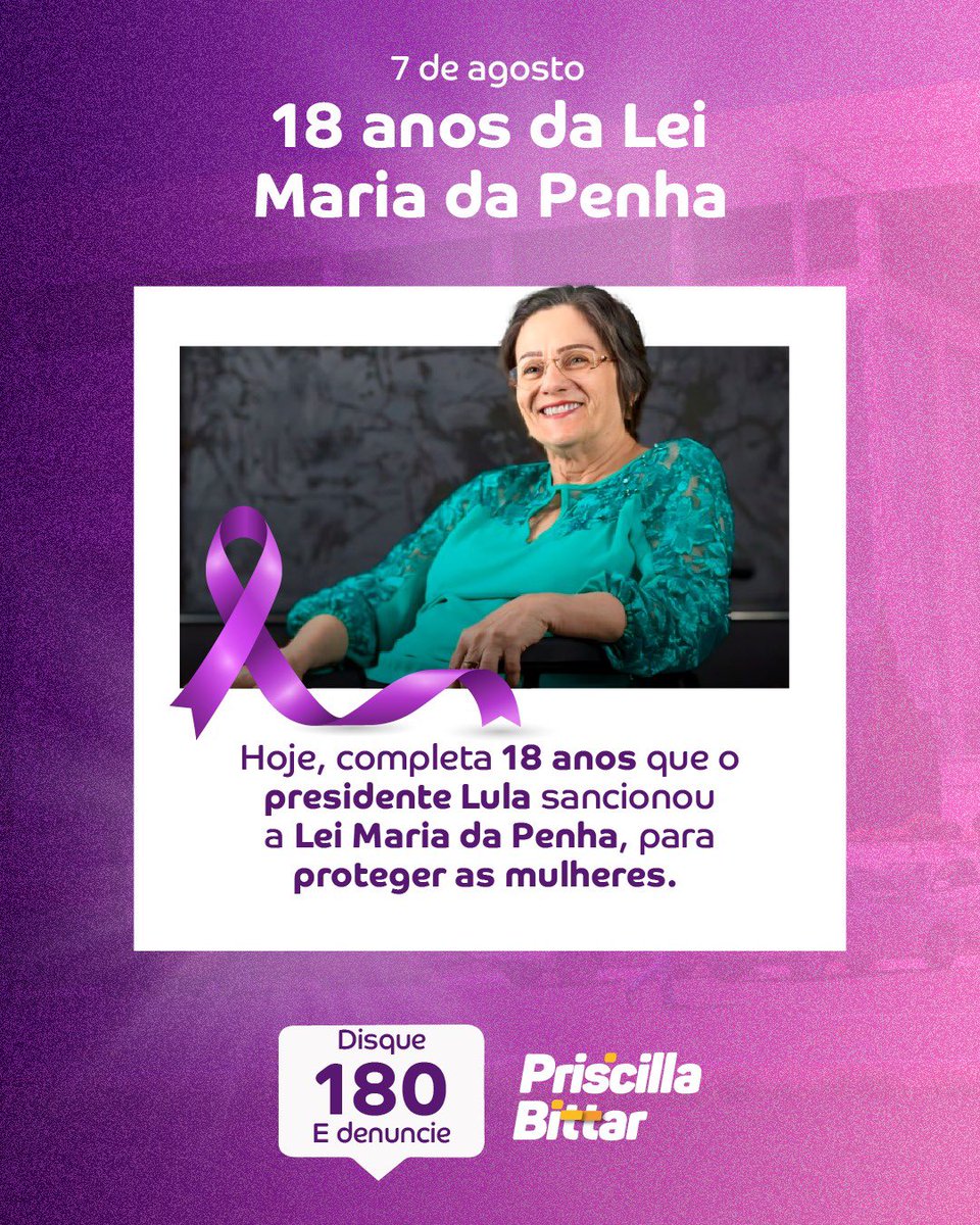 pbittar's tweet image. Avançamos, mas muito ainda precisa ser feito em defesa das mulheres. Nossa cidade precisa de uma DDM (Delegacia de Defesa Mulher) e da criação da Secretaria da Mulher. Estou na política, em Paulínia, também por essas lutas. 

#priscillabittar #paulinia #mariadapenha #mulheres