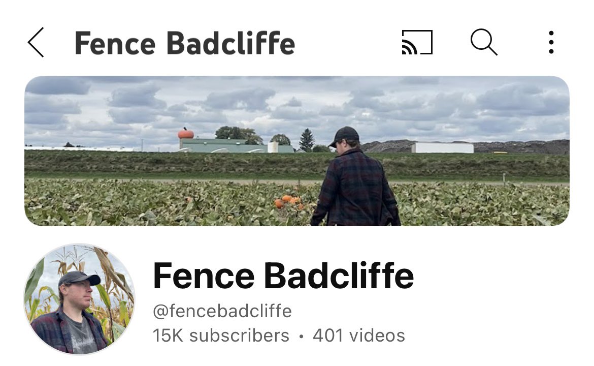 FenceBadcliffe's tweet photo. Just hit 15k subs on YouTube🎊 Thank you to any of you that have watched and subscribed to me there!! It means a lot🤘🏼 https://t.co/kibGWB3UTJ