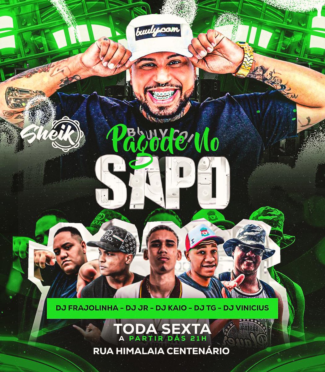 BaileDoSapoOfc's tweet photo. SEXTA FEIRA TAMO DE VOLTA
PAGODÃO DO MORRO DO SAPO 🐸
CANTOR SHEIK COM O MELHOR DO PAGODE 🎤
+OS DJS DO CHEFE QUEBRANDO TUDO 🫡🥳
#CHAMANORT
@FrajolinhaDj22 @DJVinicius_ofc @Djtgdosapoo @DJJRDAMG03 @DJKAIOVDM https://t.co/DzHKnI9qlS