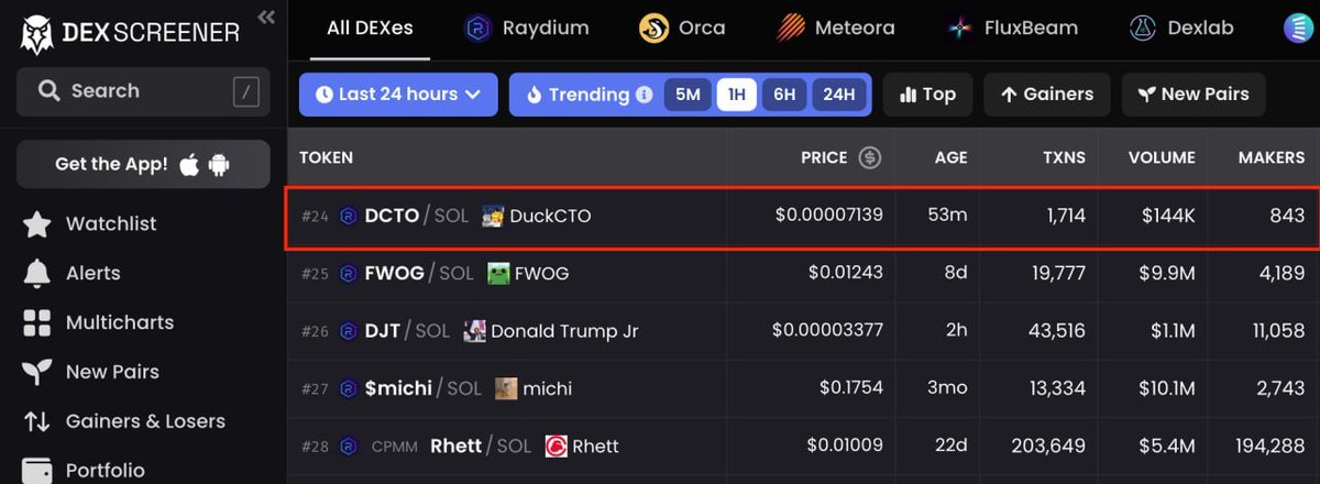Duck CTO tweet media