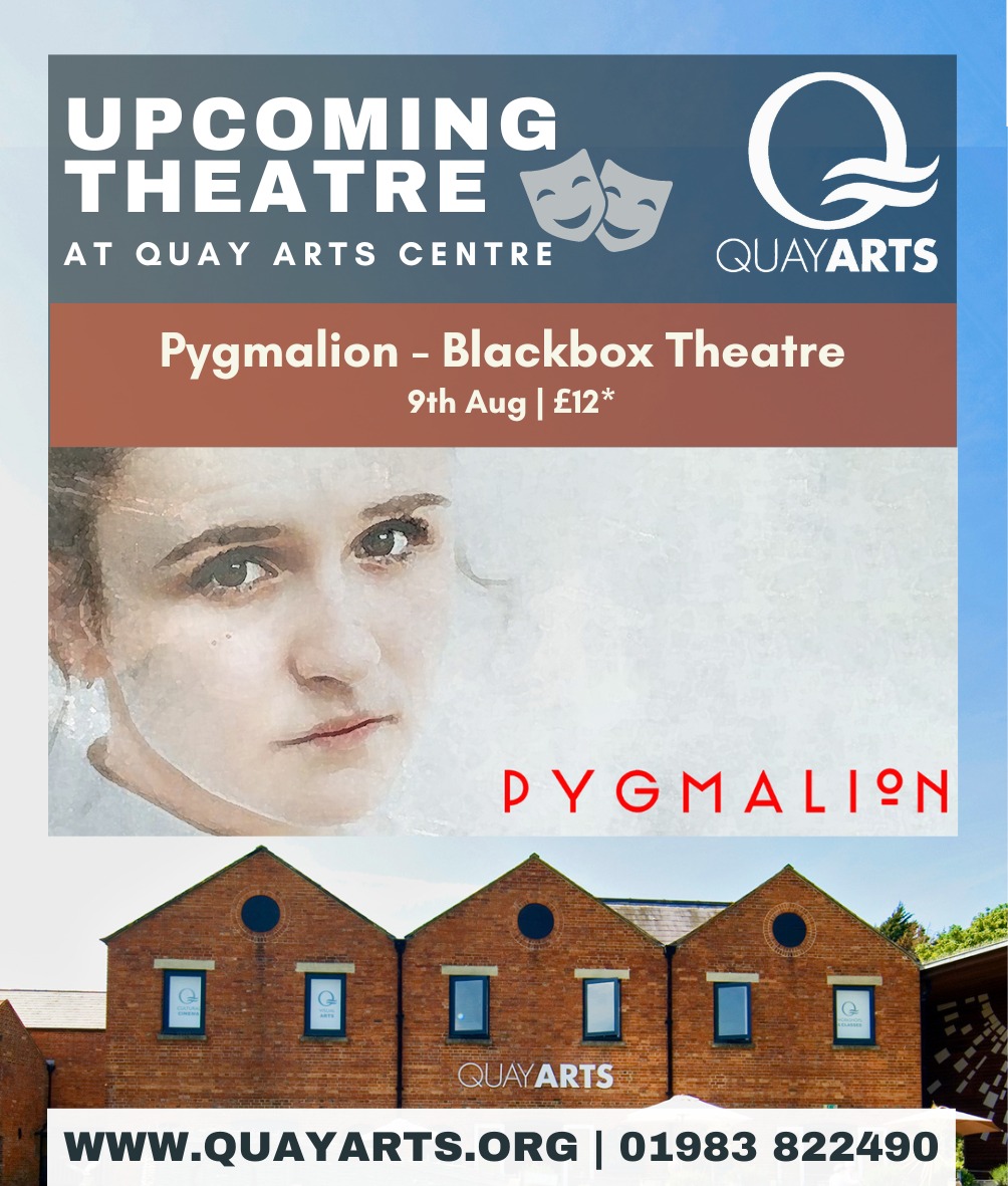 Next up, we're once again taking to the sea, as we sail over to the Isle of Wight, to perform at the beautiful Quay Arts Centre.

Book your tickets now to see us, this Friday at 8pm - quayarts.org/event/pygmalio…

#Theatre #Pygmalion #IsleOfWight