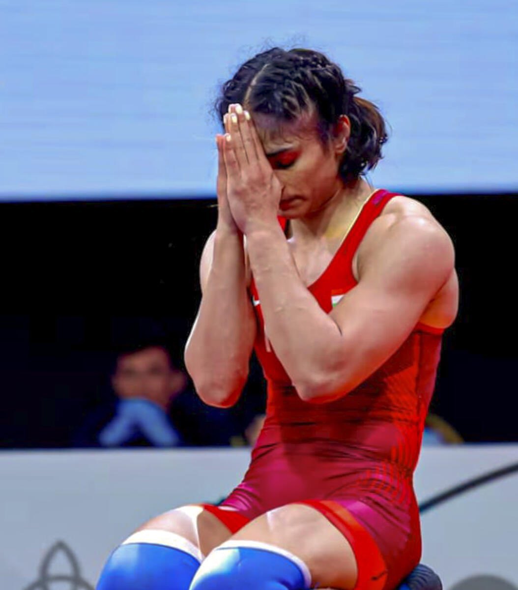 RameshwarTada's tweet photo. #give_vinesh_silver 
#BoycottOlympics https://t.co/XxHM9N7yBu