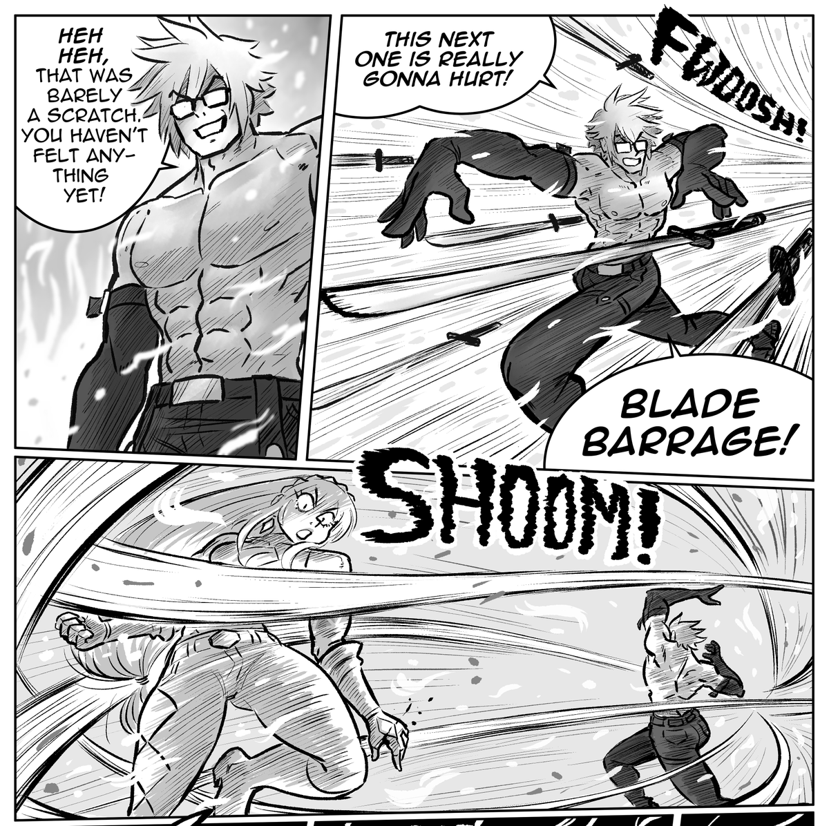 CHAPTER 41 of my ongoing comic DOWNTOWN DUNGEON: OUR HERO IS MISSING! is now free to read on Tapas and Webtoons! Go check it out!
Guest artwork by @Piku184 !