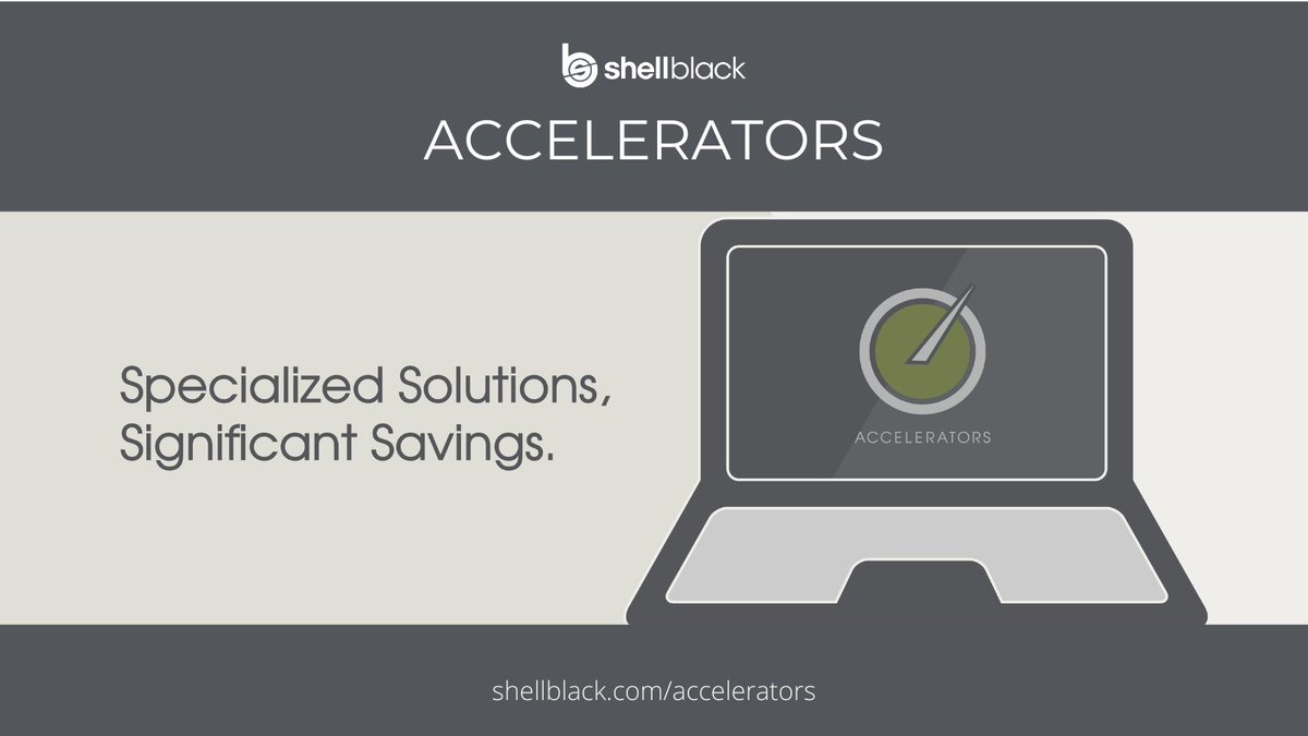 Your operations team works hard. ShellBlack Accelerators can help them work smarter! Learn how these cost-effective solutions can streamline processes and improve efficiency.  shellblack.com/accelerators

#Salesforce  #WealthFirms  #FINS #FinancialServicesCloud #FinancialServices