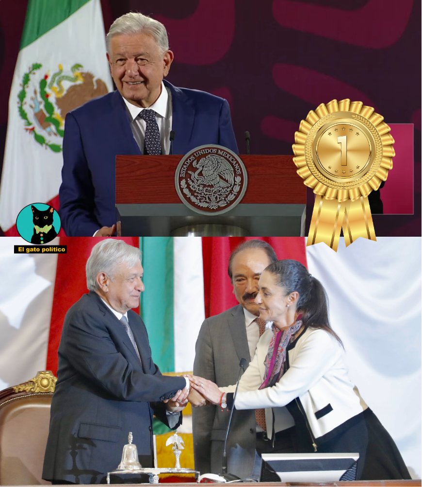 elgatopolitico_'s tweet photo. 🔴🔴Fuerte.
AMLO pronostica que Claudia Sheinbaum se convertirá en poco tiempo en la mejor presidenta del mundo. Tremenda la confianza que le tiene el presidente a su sucesora:

"Claudia Sheinbaum se va a convertir en poco tiempo en la mejor en la mejor presidenta del mundo. Presidente o presidenta del mundo. Conozco a la mayoría de presidentes o sé de ellos, de los primeros ministros, jefes de estado, de Asia, de Europa, de África, de América y sé lo que estoy diciendo. Va a tener a lo mejor competencia con el primer ministro de La India, Modi, pero que se prepare el ministro Modi, porque le va a ganar la próxima presidenta de México.", dijo. 
#Mañanera #ConferenciaPresidente