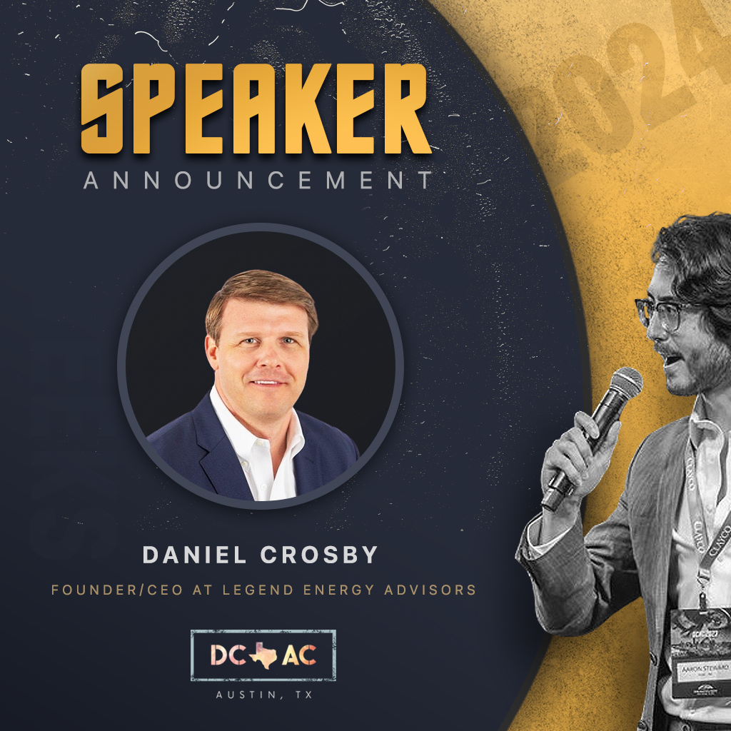 We’re thrilled to introduce Dan Crosby, Founder and CEO of Legend Energy Advisors Inc. as a speaker for #DCACLive2024🎤⚡ With over 15 years of experience in energy and environmental markets, Dan is here to shake up the energy industry🌍
🎟️ web.cvent.com/event/2ab0f146…

#DCACLive