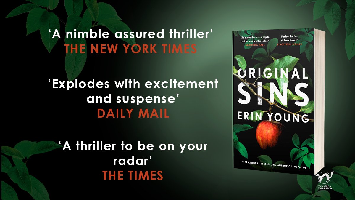 HodderBooks's tweet photo. A stunning thriller full of dark menace and suspense...

#OriginalSins by Erin Young is publishing on the 15th August!

Pre-order your copy here: https://t.co/QSuNhS0IZZ https://t.co/6vnYTHiMGN