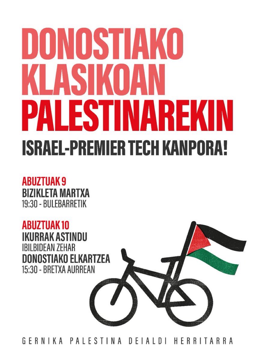 Gernika-Palestina Herri Ekimena tweet media