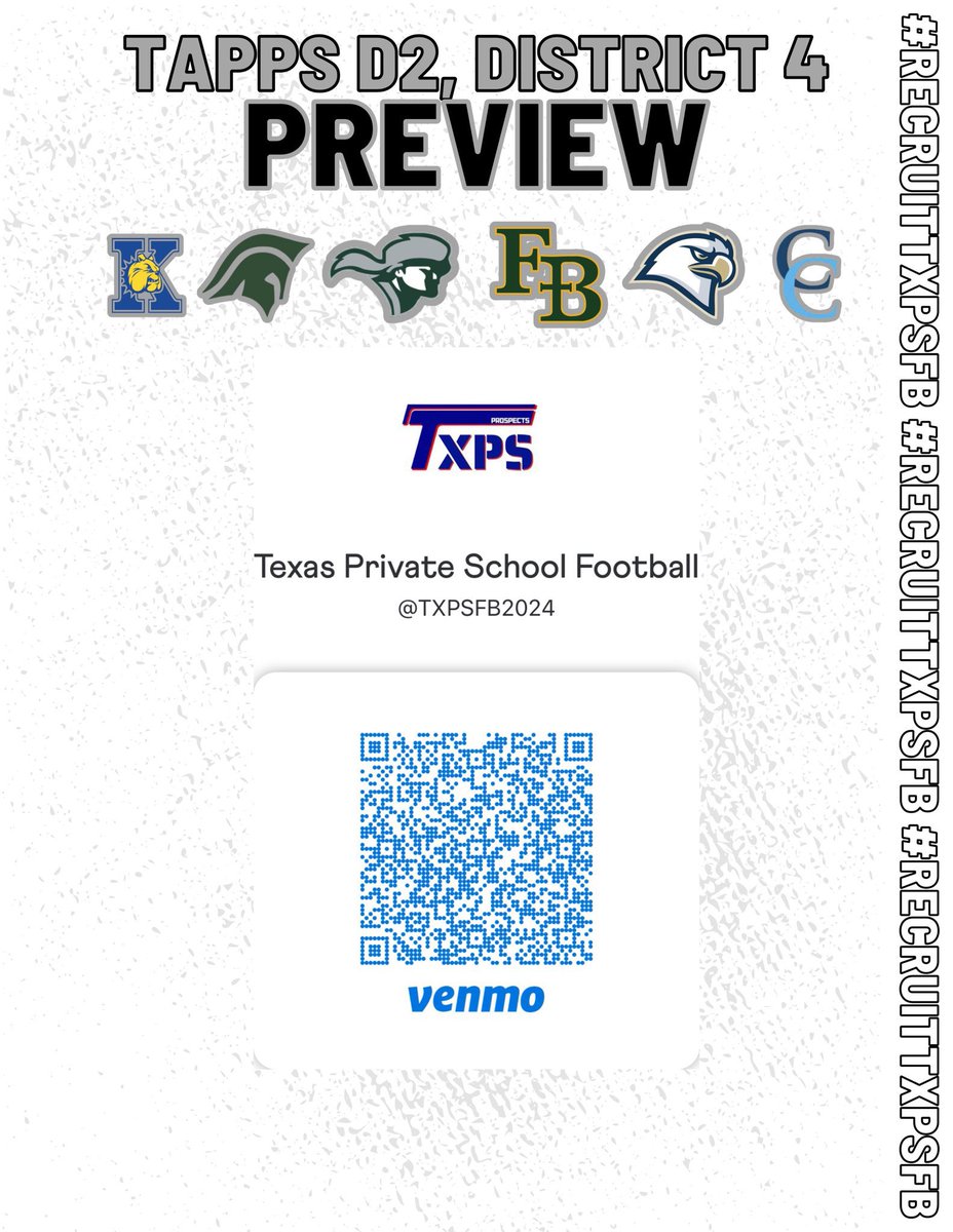 Texas Private School Football (@txprivatefbguy) on Twitter photo 🚨 2024 Season Preview 🚨
The Woodlands Christian
TAPPS D2, District 4
Team: <a href="/TWCAFootball/">TWCA Football</a>
HC: <a href="/HullKolby/">Kolby Hull</a>
<a href="/BoekerGrayson/">Grayson Boeker</a>
<a href="/sant1fernandez2/">santiago fernandez</a>
<a href="/5starr_prince/">Prince Holiday</a>
<a href="/tyler_seeg116/">Tyler Seeger</a>
<a href="/Beau25Ellis/">Beau Ellis</a>
<a href="/williamcook_62/">William Cook</a>
<a href="/orrjoey_/">Joey Orr</a>
<a href="/OwenThornberry/">Owen Thornberry</a>
<a href="/rylan_eaton/">Rylan Eaton</a>
Coach Hull and the Warriors 🚨 2024 Season Preview 🚨
The Woodlands Christian
TAPPS D2, District 4
Team: <a href="/TWCAFootball/">TWCA Football</a>
HC: <a href="/HullKolby/">Kolby Hull</a>
<a href="/BoekerGrayson/">Grayson Boeker</a>
<a href="/sant1fernandez2/">santiago fernandez</a>
<a href="/5starr_prince/">Prince Holiday</a>
<a href="/tyler_seeg116/">Tyler Seeger</a>
<a href="/Beau25Ellis/">Beau Ellis</a>
<a href="/williamcook_62/">William Cook</a>
<a href="/orrjoey_/">Joey Orr</a>
<a href="/OwenThornberry/">Owen Thornberry</a>
<a href="/rylan_eaton/">Rylan Eaton</a>
Coach Hull and the Warriors