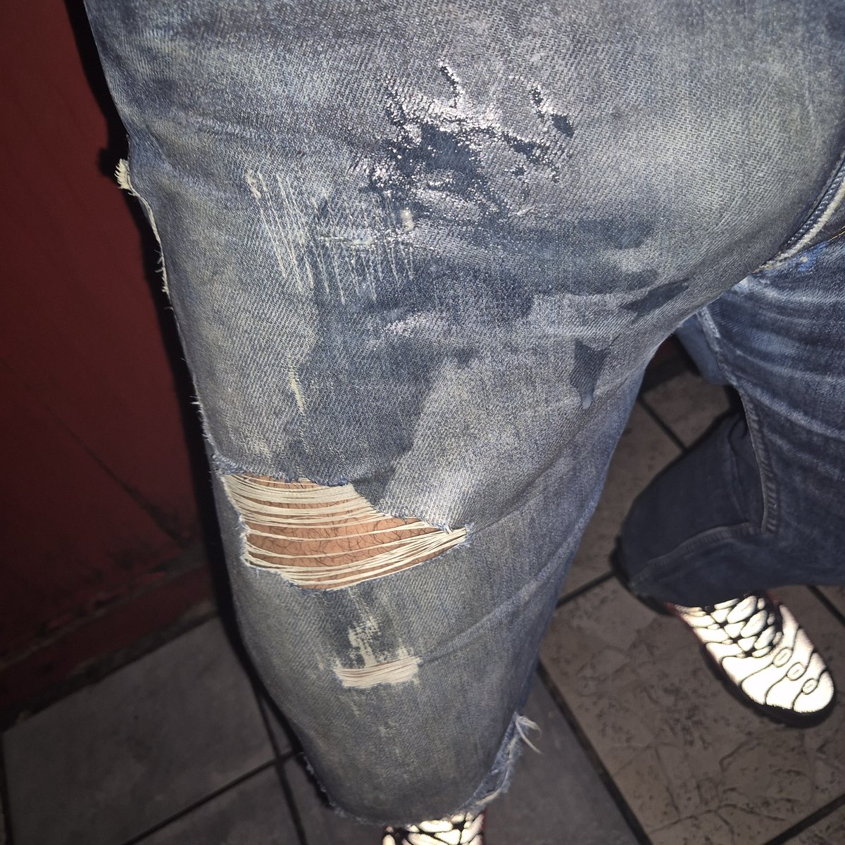 SpunkyLevis's tweet photo. Getting all horny wearing my Levi's 501 cum rag jeans. Received several cum loads during Hamburg Pride last weekend ❤️👖 #gay #jeansgay #jeansfetish #gayman #gayguy #gayjeans #gaylevis #501bulge #levisbulge #gaybulge #cumjeans #cumonjeans #jizzjeans #cum #sperm #jizz #spunk https://t.co/CiQ18lof0G