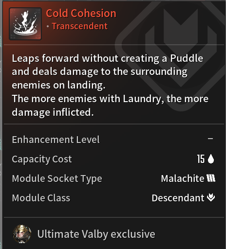 LettuceCatGame's tweet photo. @FirstDescendant Don't know where else to put this but, uViessa and uValby's Exclusive Transcendent Mod have the same name. https://t.co/WrwRjYF8VN