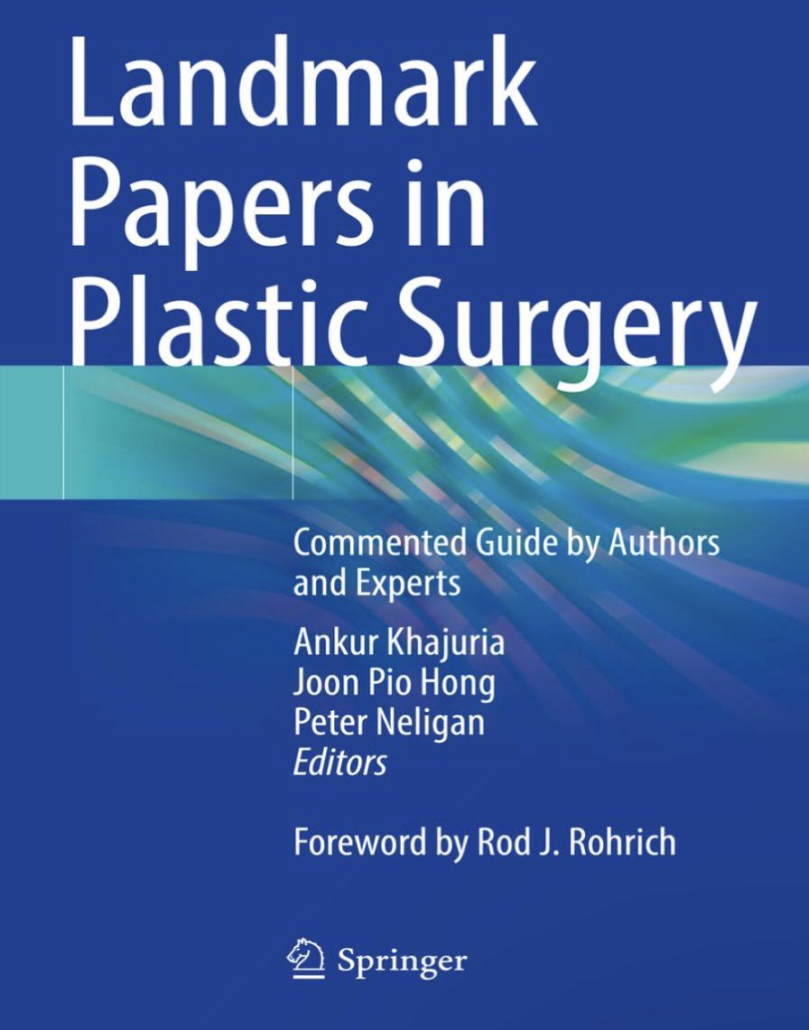 🎉 Book launch 🎉 

Huge thanks to my mentors and co-editors Profs JP Hong, Peter Neligan, and Rod Rohrich. Must-read for anyone in #plasticsurgery, featuring insights from experts who often wrote the original studies and key for those preparing for exams (eg FRCS). #MedTwitter