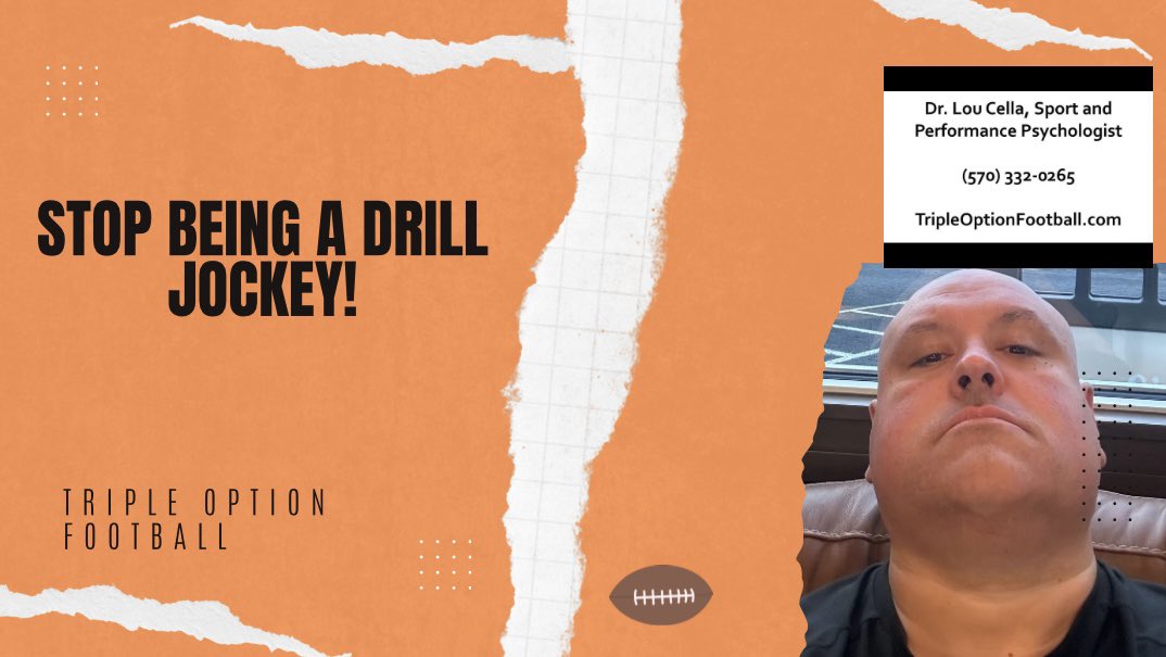 DrLouCella's tweet image. Stop Being a Flexbone Drill Jockey! 

Learn how to create an environment that eliminates drill jockeys by watching this video. #FlexBone #TripleOption

Stop Being a Triple Option Drill … tripleoptionfootball.com/2024/08/07/sto…