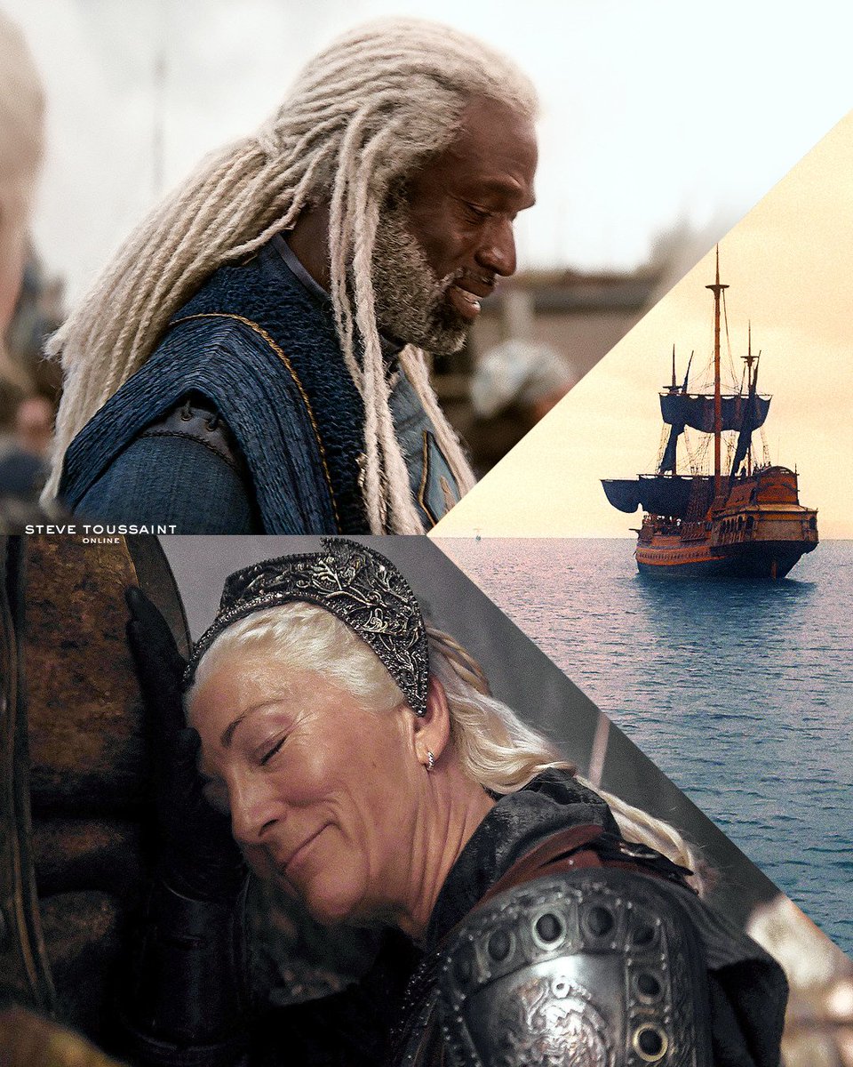 "My ship is no longer the Sea Snake. She was a testament to my own glory. I’ve given her a new name. The Queen Who Never Was. What I do now… I do for her."
— Corlys Velaryon, 2.08
The Queen Who Ever Was
#HouseoftheDragon
