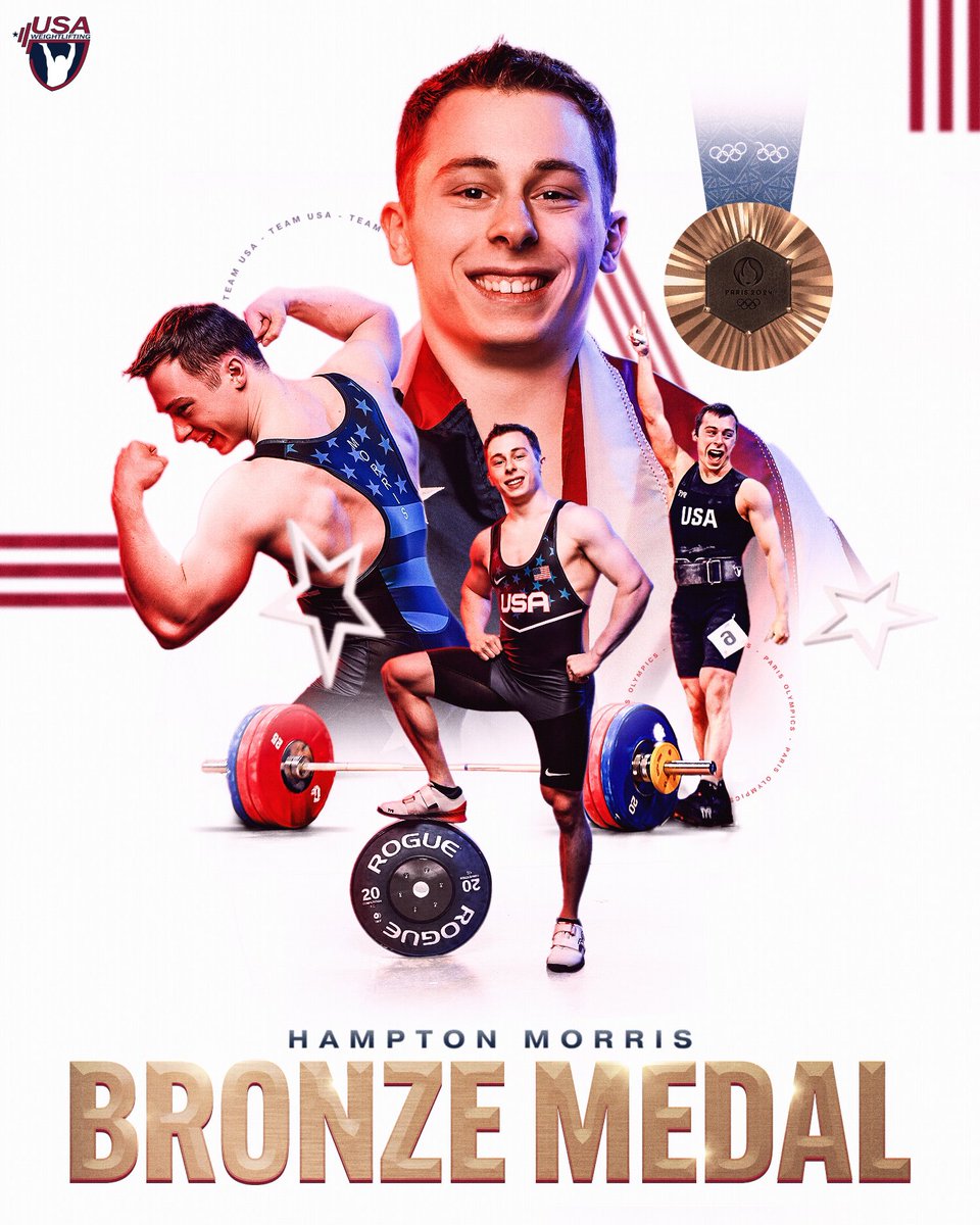 HAMPTON MORRIS, OLYMPIC BRONZE MEDALIST! 🇺🇸

Hampton is the United States’ first men’s Olympic medalist since 1984!