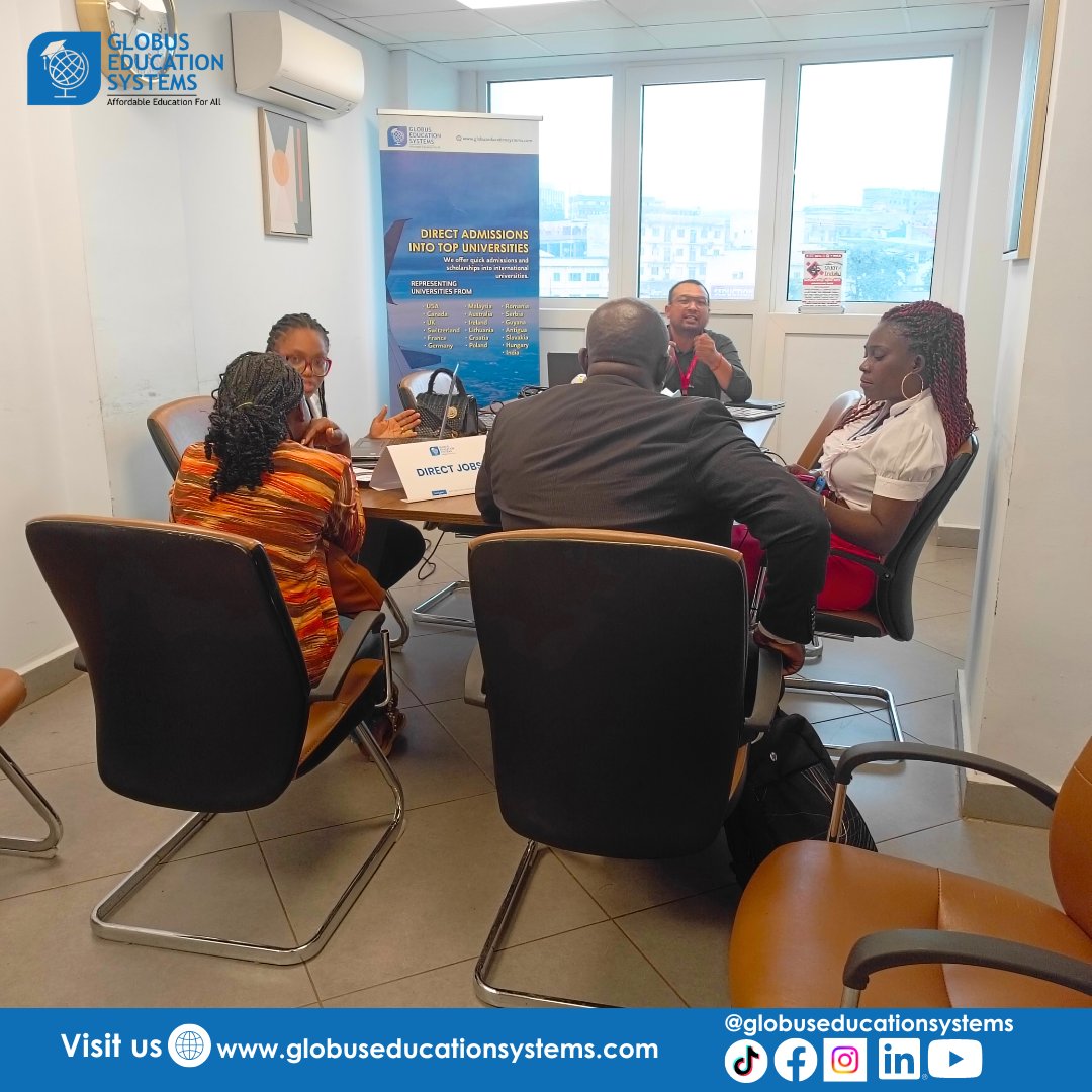 GlobusSystems's tweet photo. Day 3 of our work and study abroad event is on the heat!

Why are you missing out on life-changing opportunities?
REMINDER

📌We're in Douala (Alvi 7 Hotel)
📌Yaounde (Carrefour Intendance, Commercial Bank 6th floor)
and
📌Bamenda (Ayaba Hotel)
until Saturday, 9am to 5pm daily. https://t.co/LcLNTUZhw9