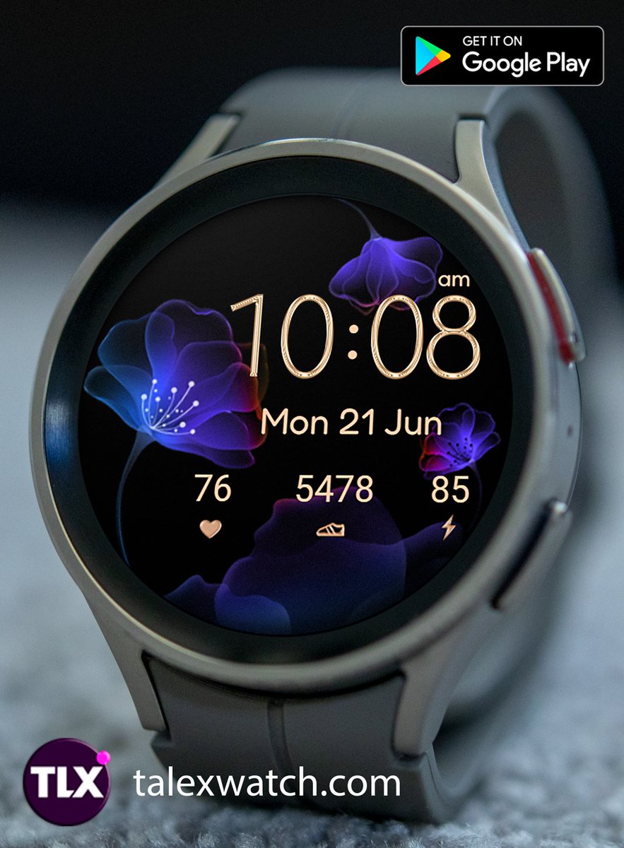 watchstudio1's tweet photo. Bloomy Digital Watch  Face [Wear OS]  https://t.co/8md1IZ1jC9
Live. Beautiful. Battery-friendly.
#WearOS #watchface #GalaxyWatch6 #GalaxyWatchUltra #GalaxyWatch7 #talexwatch #watchfaces #buyonegetonefree https://t.co/UkYYtNNaYC
