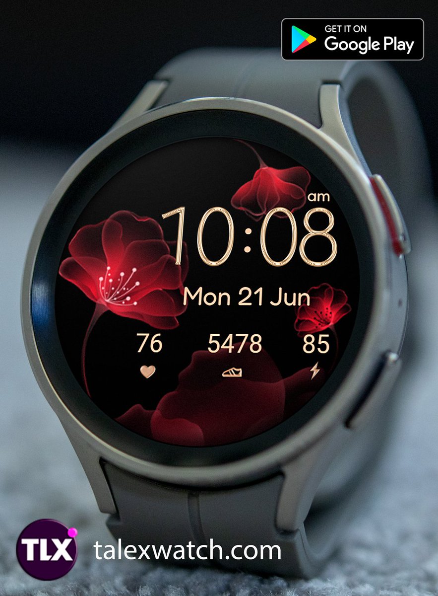 watchstudio1's tweet photo. Bloomy Digital Watch  Face [Wear OS]  https://t.co/8md1IZ1jC9
Live. Beautiful. Battery-friendly.
#WearOS #watchface #GalaxyWatch6 #GalaxyWatchUltra #GalaxyWatch7 #talexwatch #watchfaces #buyonegetonefree https://t.co/UkYYtNNaYC