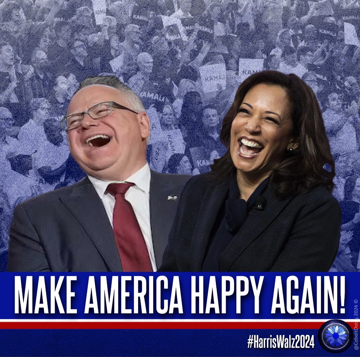 #MAHA 😂 #HarrisWalz2024 
I can't wait to vote for this pair!
