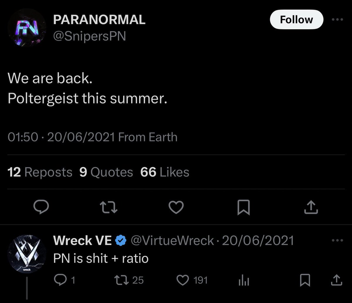 Wreck VE tweet media
