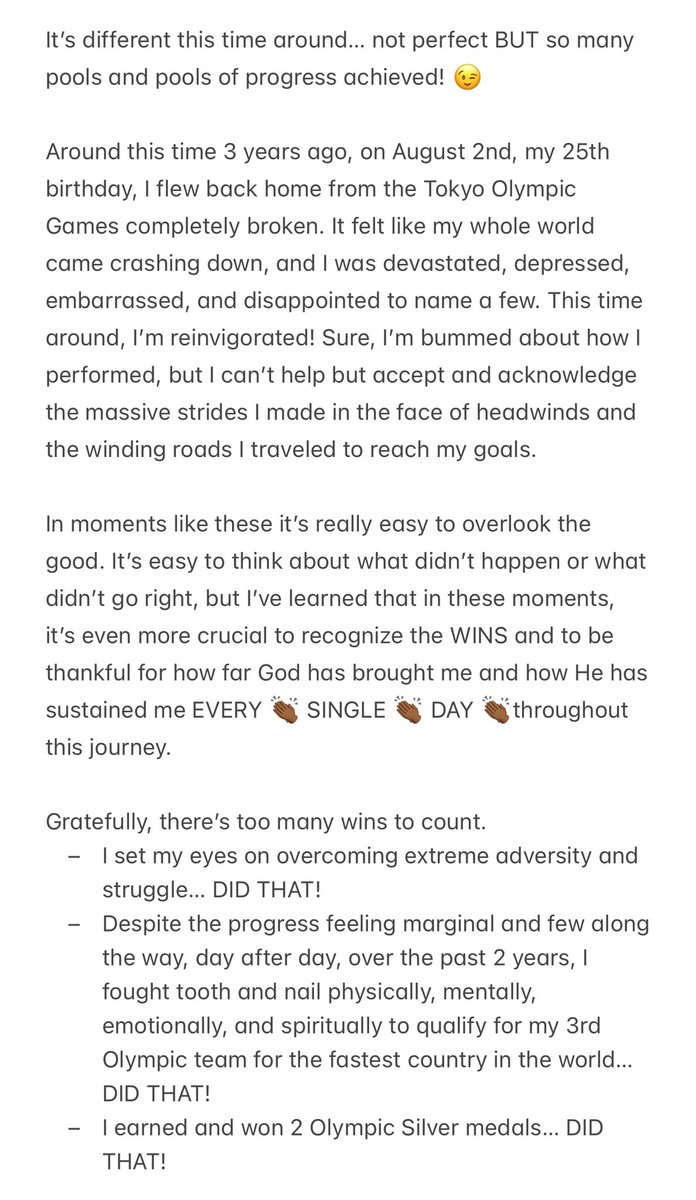 swimone's tweet photo. 3x US Olympian
7x Olympic Medalist 🥇🥇🥈🥈🥈🥈🥉
Attitude of gratitude ❤️‍🔥 Merci beaucoup, Paris! 

Feel free to read some of my reflections… I promise they’ll get shorter 😂🥹

Photo: Mike Lewis https://t.co/TCWd4L7dyv