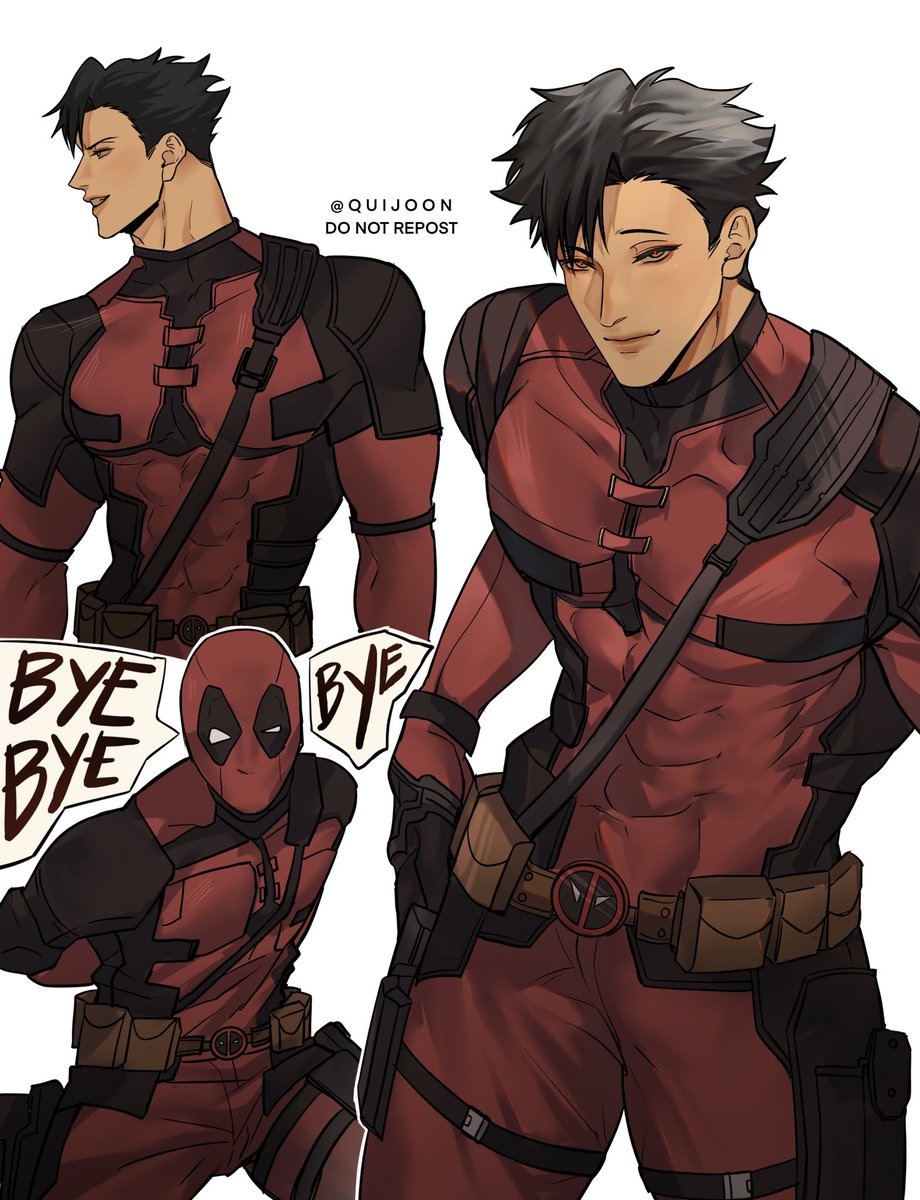 quijoon's tweet photo. deadpool kuroo ❤️ https://t.co/hfPr9n3MJN