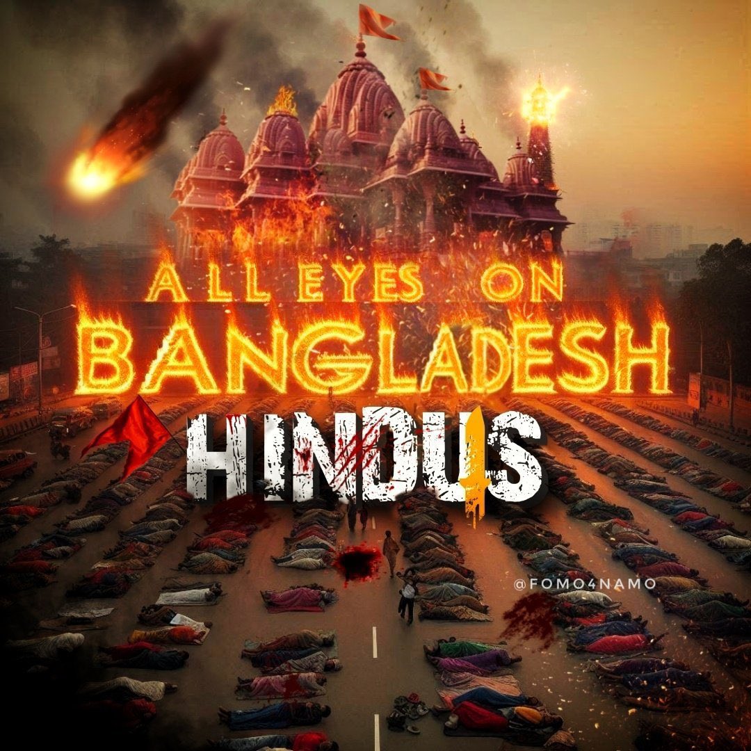 hrsushma's tweet photo. There is nothing more hrtbreaking than seeing the plight of Hindus in #Bangladesh and what's even more hrtbreaking is that we #Hindus do not seem to give a damn about our brothers and sisters there.Neither the media nor celebrities are raising their voices #SaveBangladeshiHindus https://t.co/dkFjYvWlbC