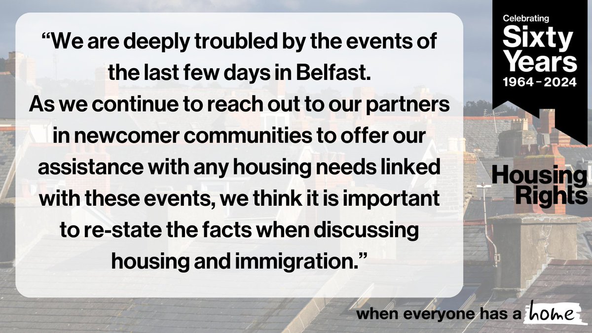 When everyone has a home - 
A statement from Housing Rights following the events of the last few days

Read our full statement on our website - housingrights.org.uk/professionals/…