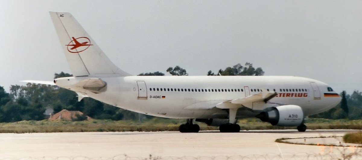 DolorNolet's tweet photo. @Civixplorer @GreaterGutz @rones_nhr @Ramivipsagel @erleargonza @Iam_Baneng @nia_6js @musikerong @TigerbasRichard @jaysalas101 @tambok0599 📸flickr: Airbus A310-300 of former GDR carrier #Interflug, 1991 in German unification flag &amp; registration: from prefix DDR, it has become D-AOAC👍 https://t.co/DQzDtW5KUt