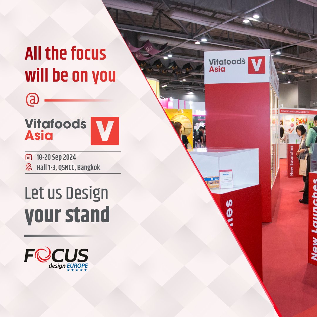 europe_focus's tweet image. At #FocusDesign, we’re excited to highlight your brand at #Vitafoods  Our custom #stands are designed to showcase your unique identity and engage your audience. Let’s create something unforgettable together!   

#StandDesign #exhibition