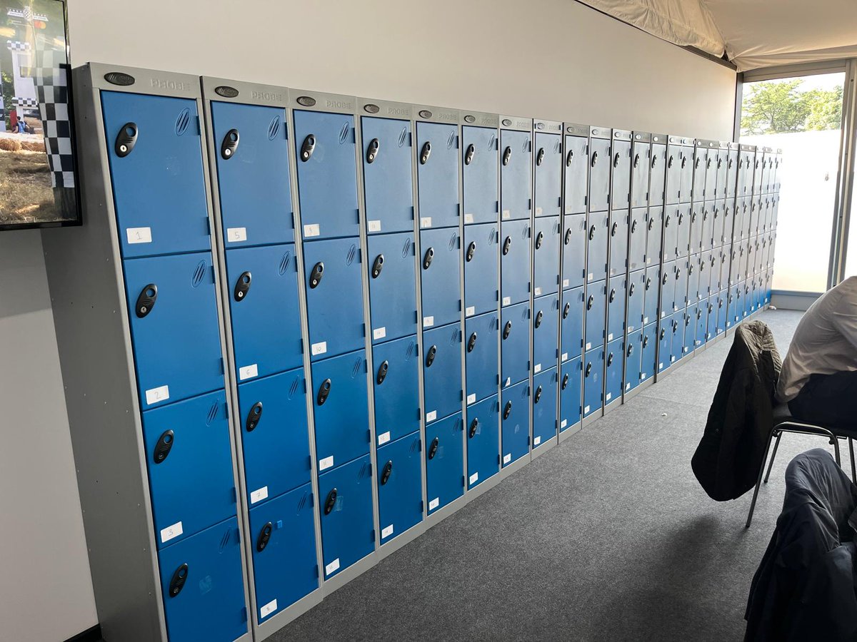 spaceworksuk's tweet image. Lockers are essential pieces of equipment for media centres, as can be seen here at the Goodwood Festival of Speed 2024.
#goodwoodfestival #festivalofspeed #spaceworks #uk