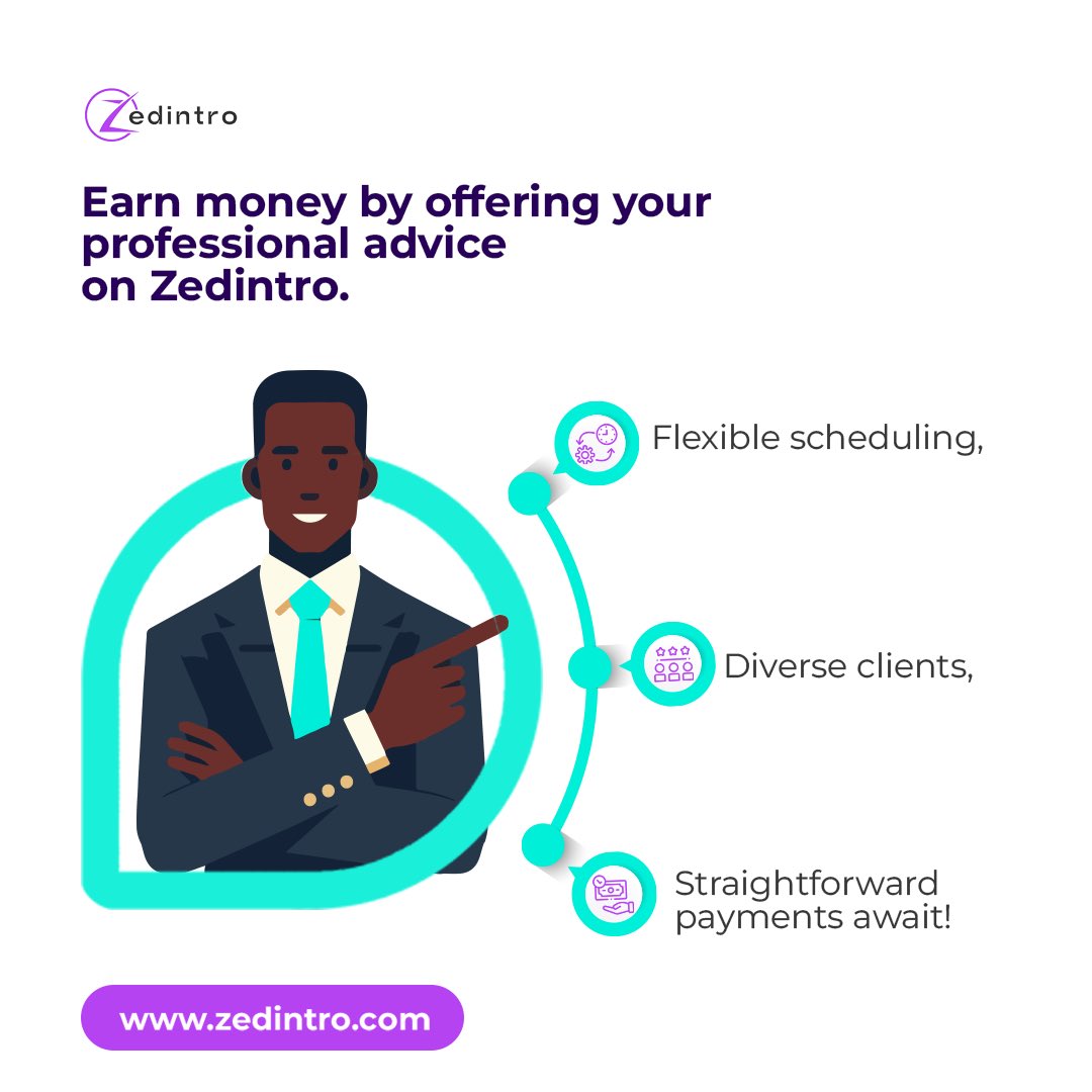 zedintro's tweet image. Become an expert on Zedintro – Where your knowledge pays off!
Sign up now as an expert 
: zedintro.com 

#zedintro #expert