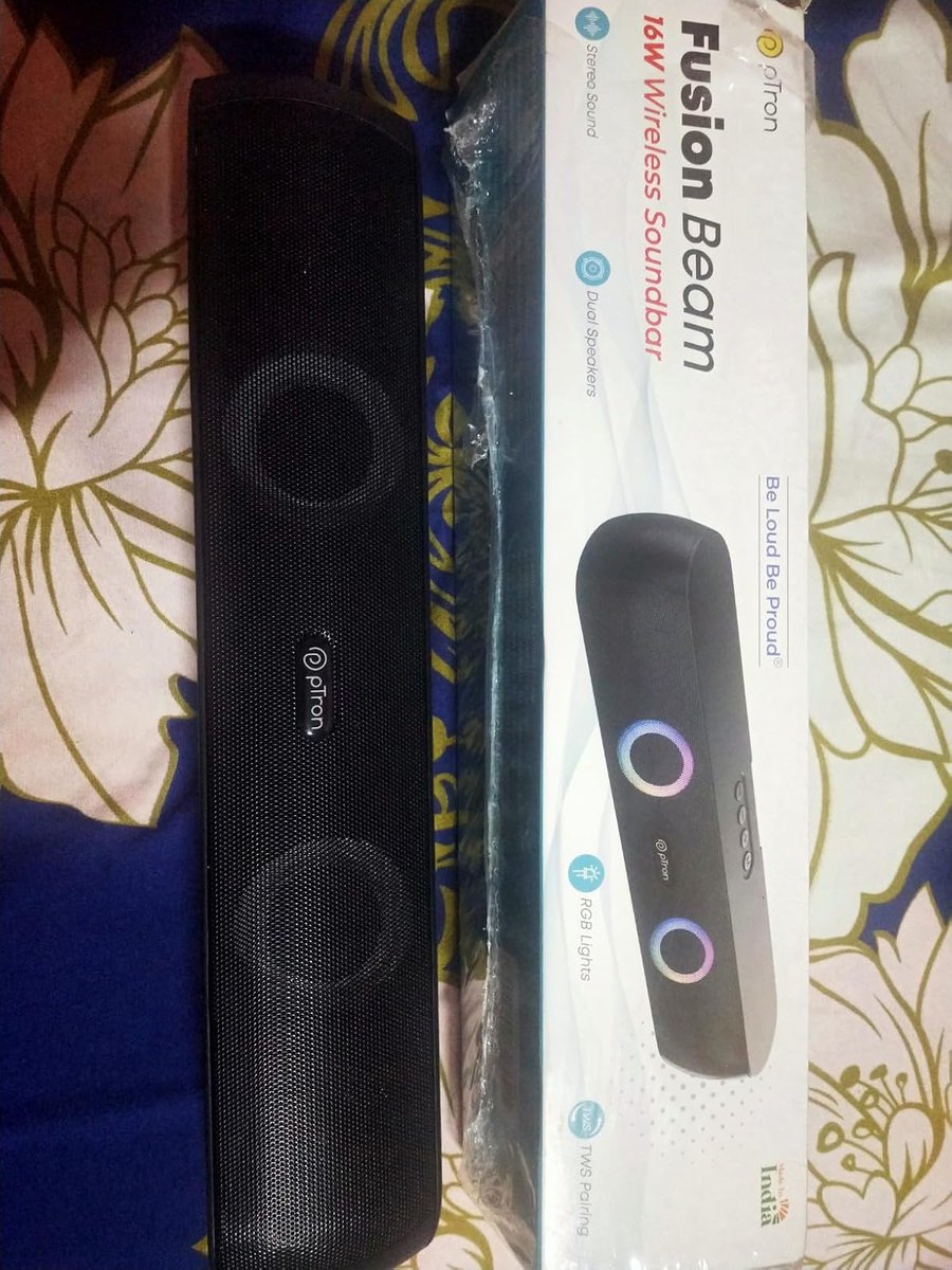 djpal125's tweet photo. Just got my new Ptron sound bar and I'm blown away by the quality! Crisp sound, deep bass, and sleek design. Highly recommend!
@pTronIndia #Ptron #SoundBar #AudioExperience 🎶🔊✨ https://t.co/ZT2QCqsKIs