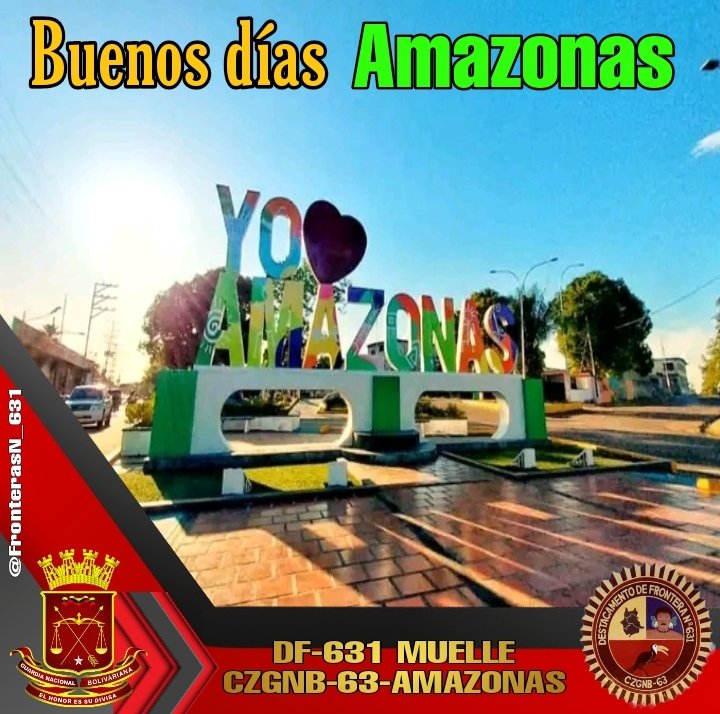 SegundoCom85622's tweet image. #7Ago Feliz y bendecido miércoles a nuestro hermoso pueblo Amazonense.